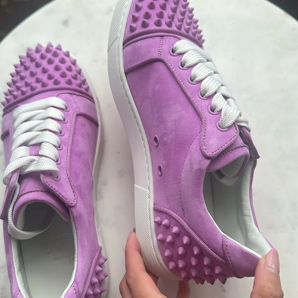 Christian Louboutin Vieira 2 Sneaker Peony size 38 NEW - Picture 12 of 12